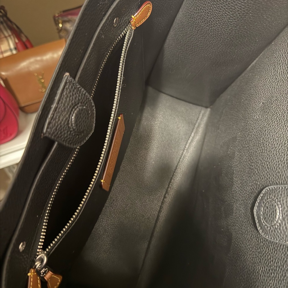 Coach Relay Brown Leather Tote Bag - Picture 4 of 8